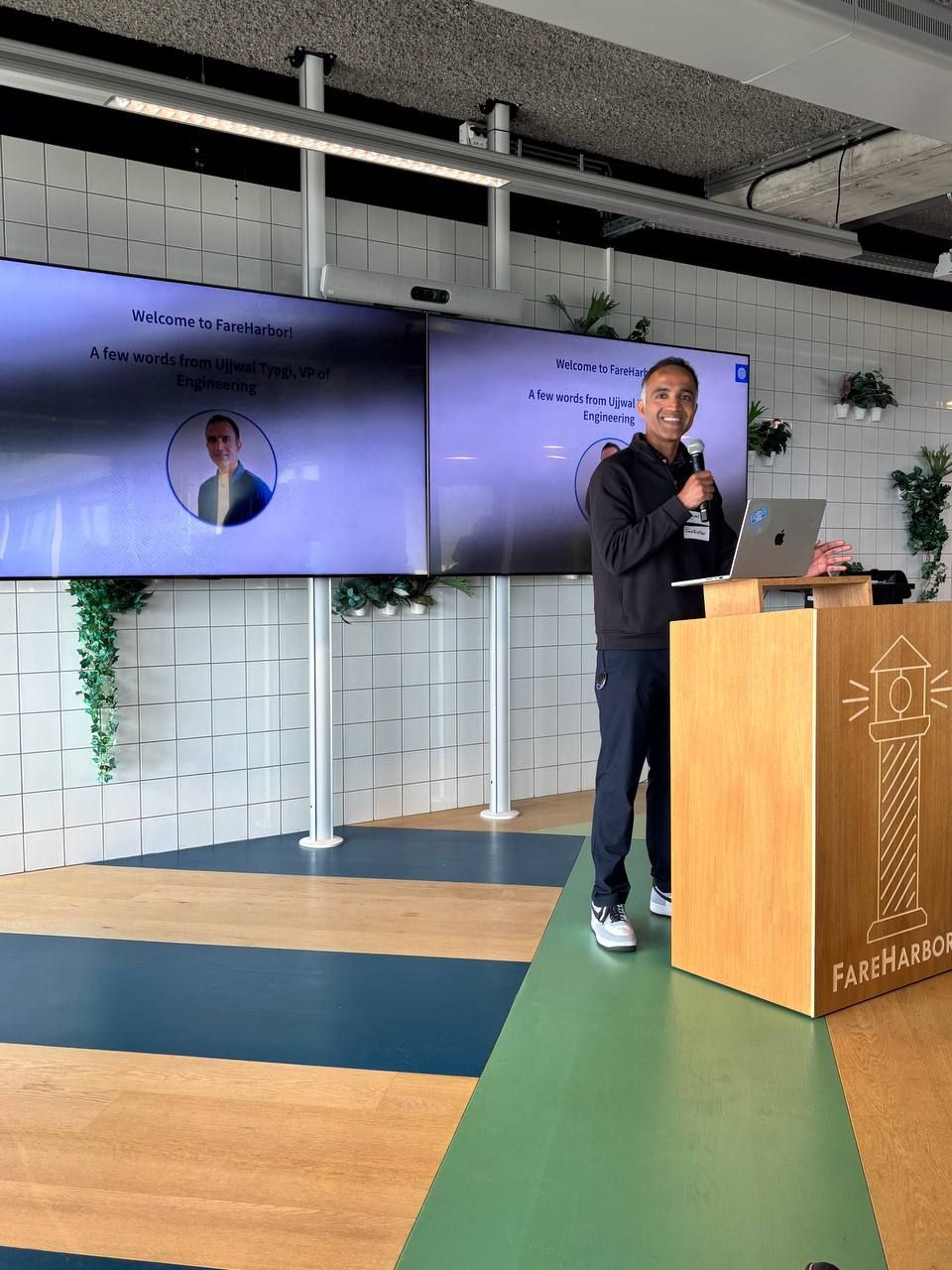 Ujjwal Tyagi, VP of Engineering at FareHarbor